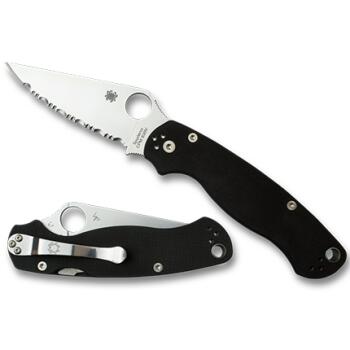 Spyderco ParaMilitary 2 SL/FS Black G10 Scales (SPYC81GS2)